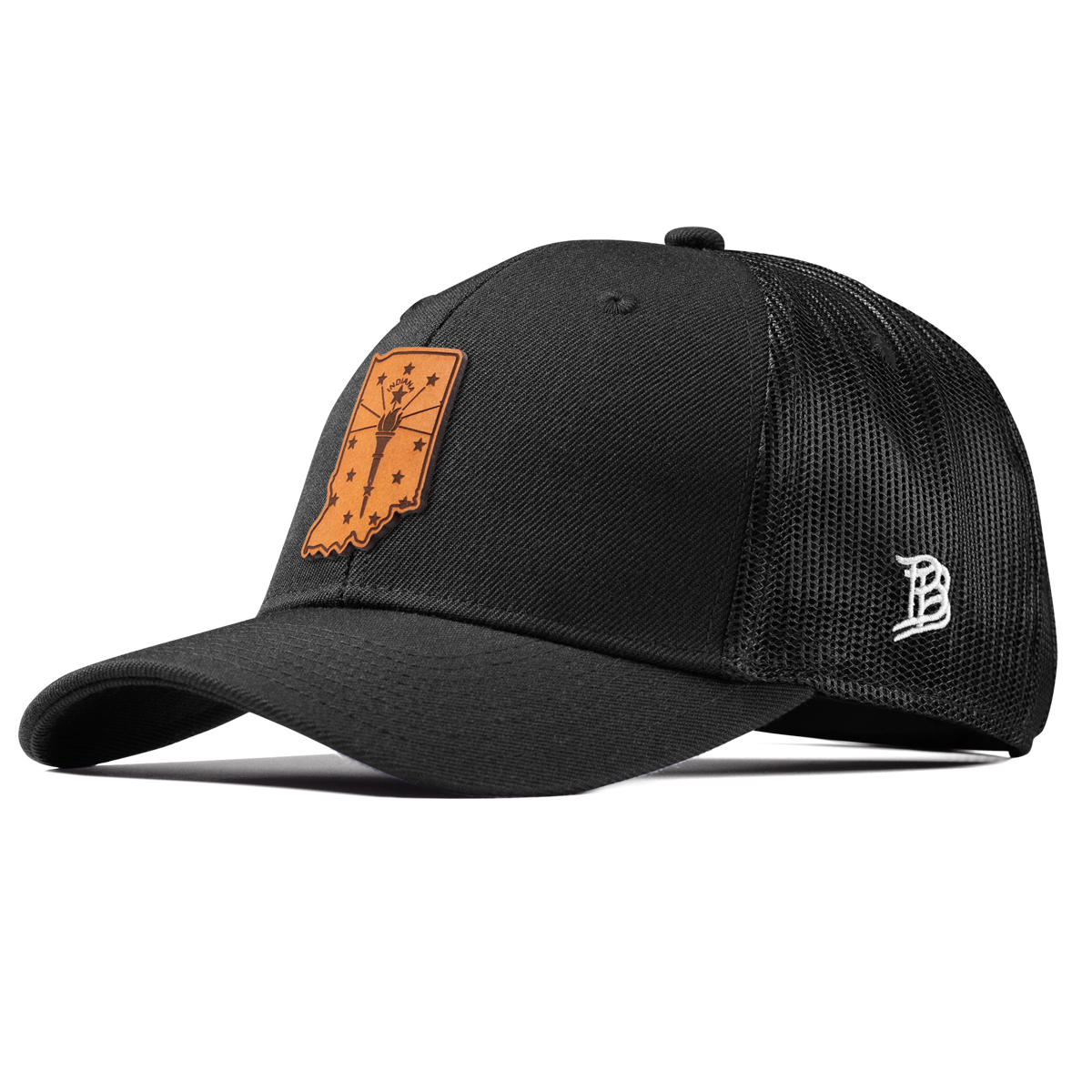 Indiana 19 Curved Trucker Black