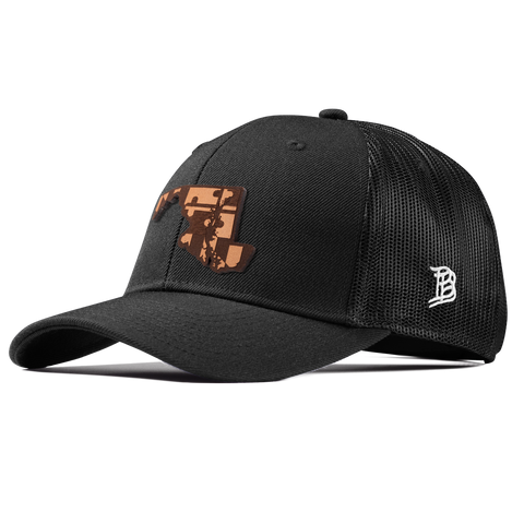Maryland 7 Curved Trucker Black