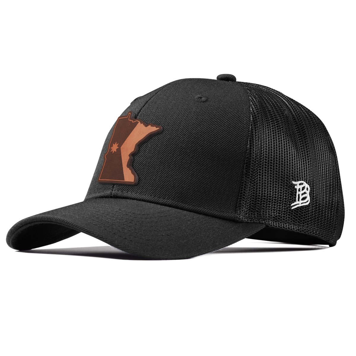 Minnesota 32 Curved Trucker Black