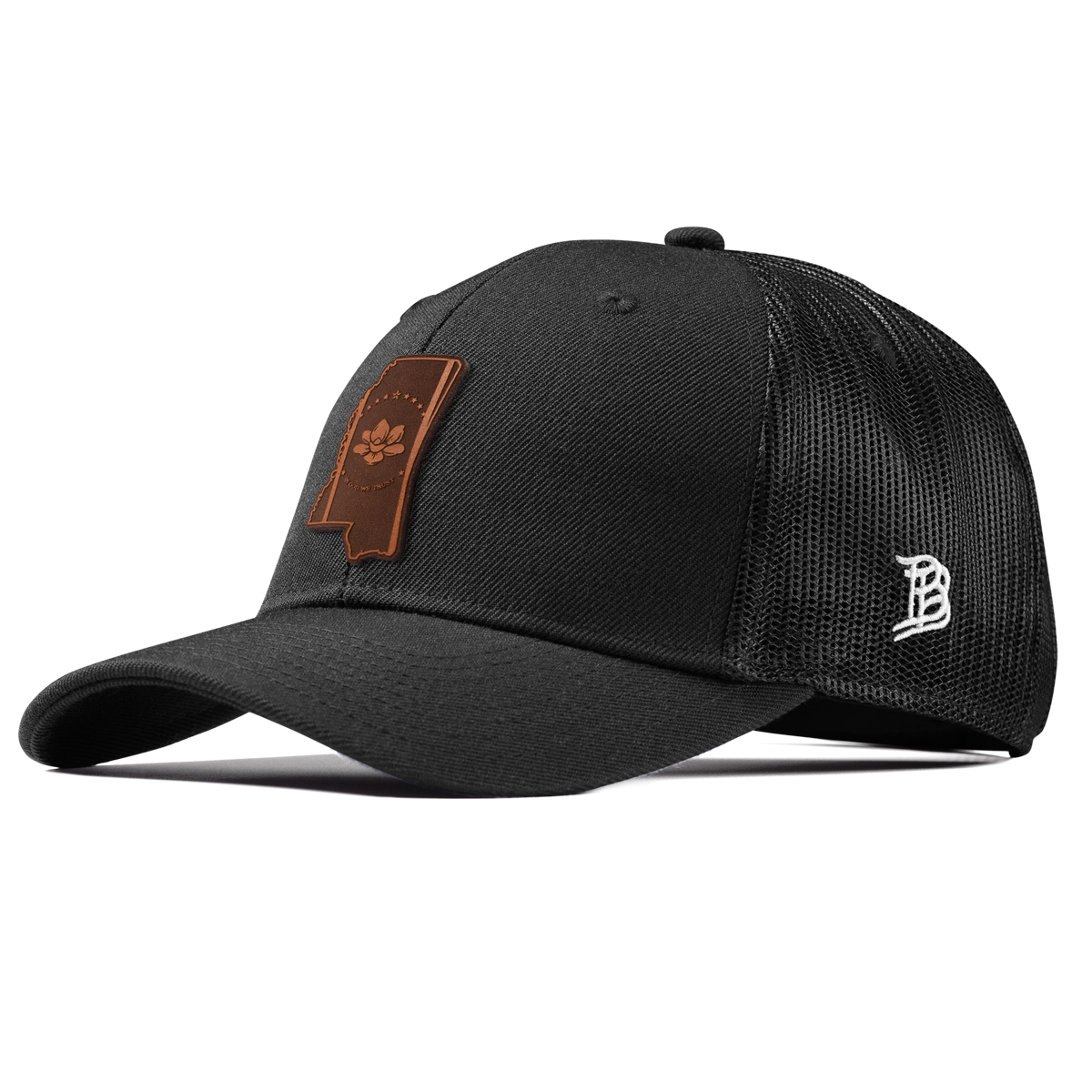Mississippi 20 Curved Trucker Black