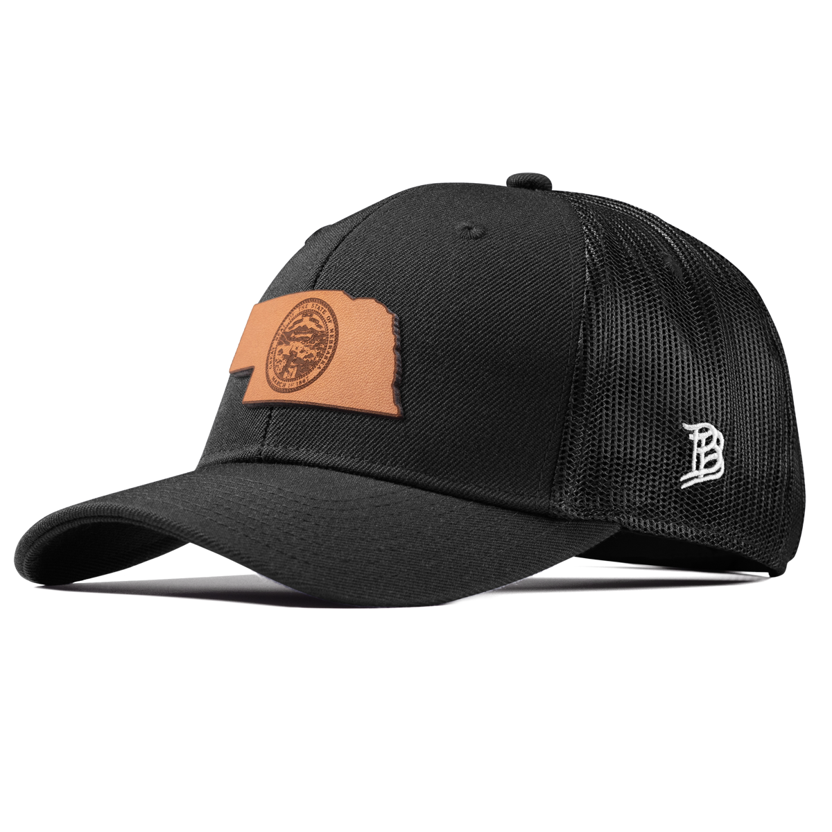 Nebraska 37 Curved Trucker Black