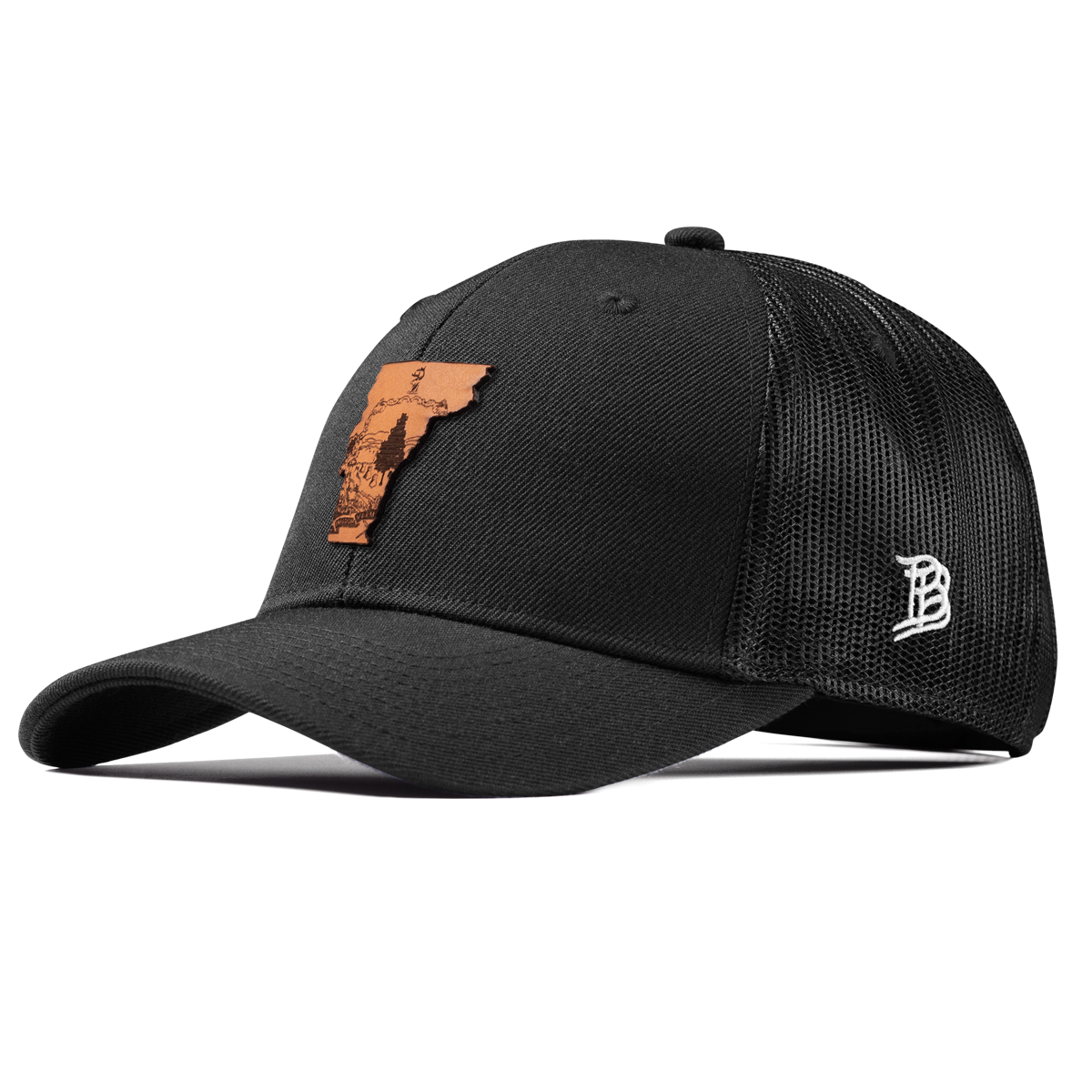 Vermont 14 Curved Trucker Black