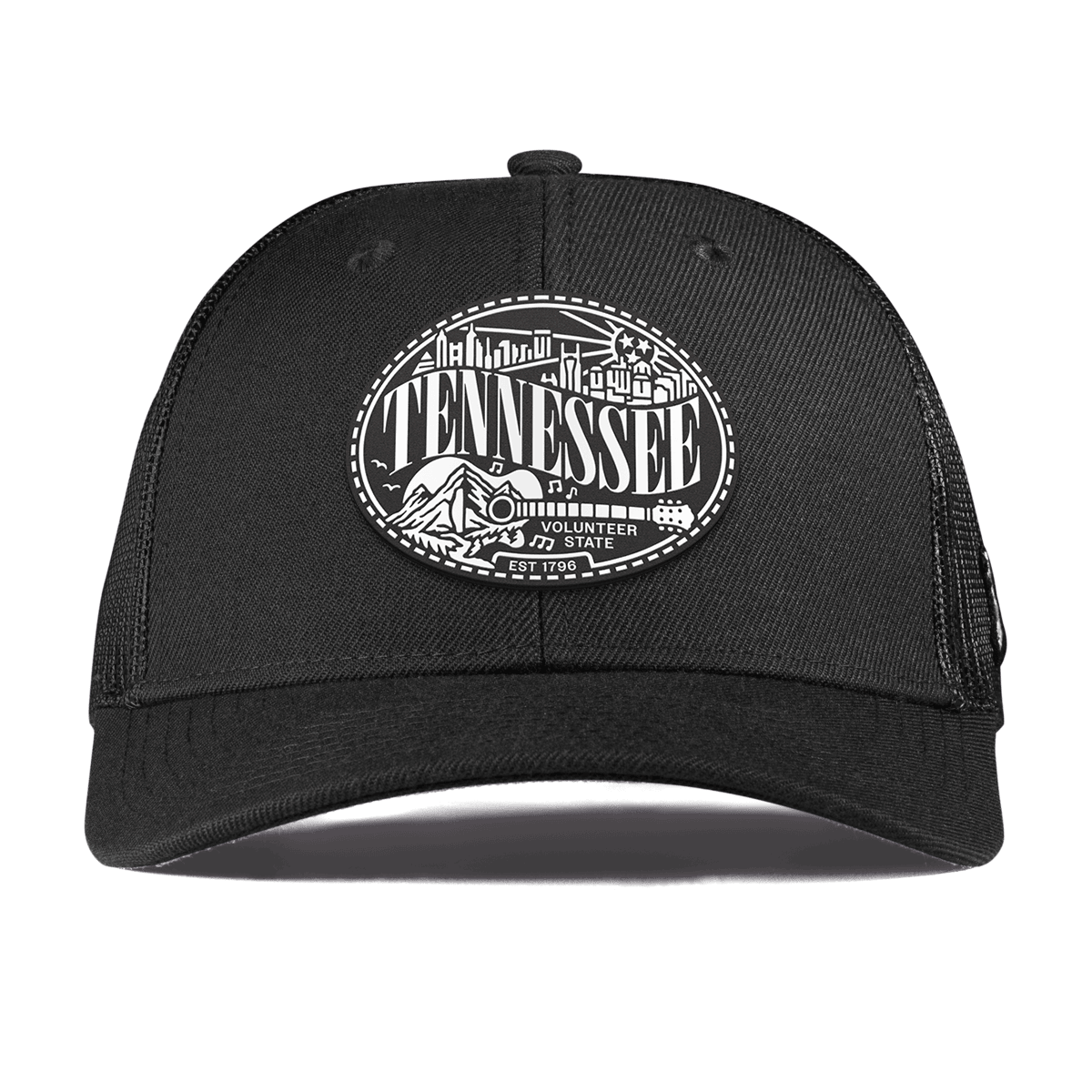 Tennessee Traveler Curved Trucker Black
