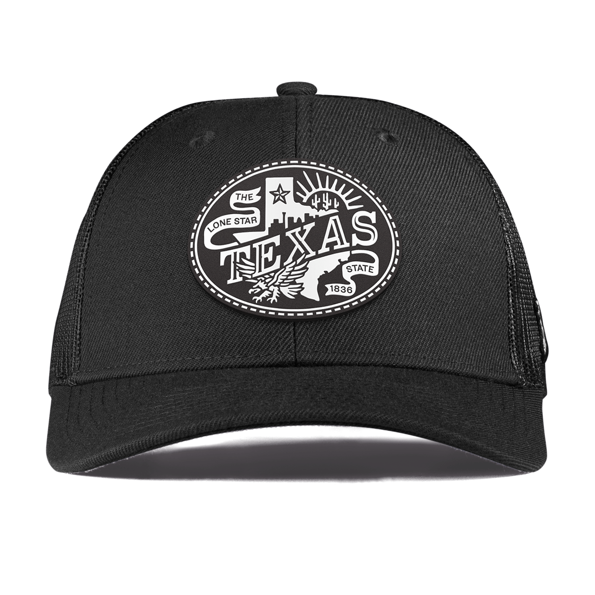 Texas Traveler Curved Trucker Black