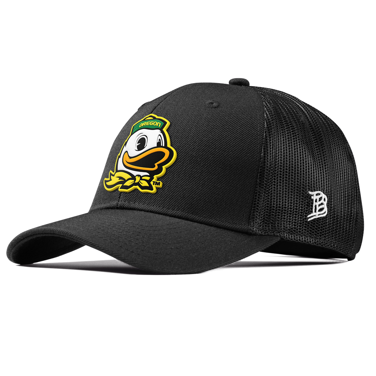 University of Oregon "The Duck" Curved Trucker Black