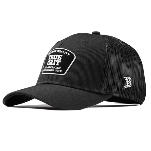 True Grit Curved Trucker Black