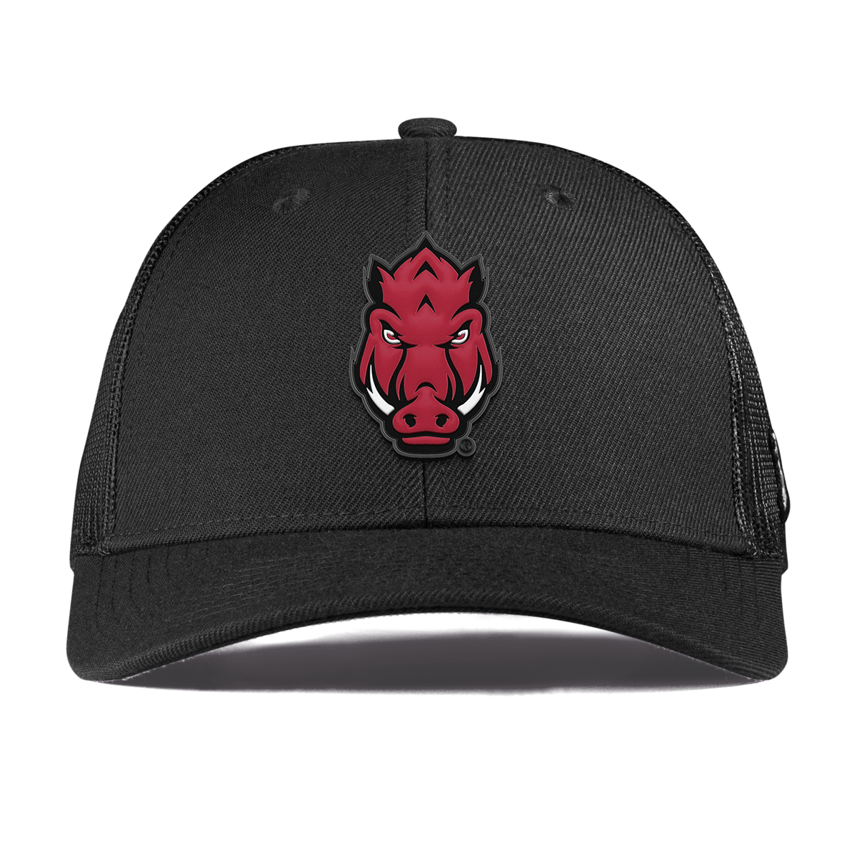 University of Arkansas "Tusk" Curved Trucker Black