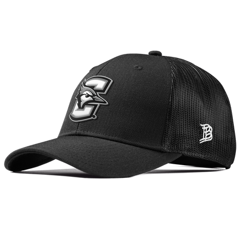 Creighton University "Vintage Creighton Block" Curved Trucker Black