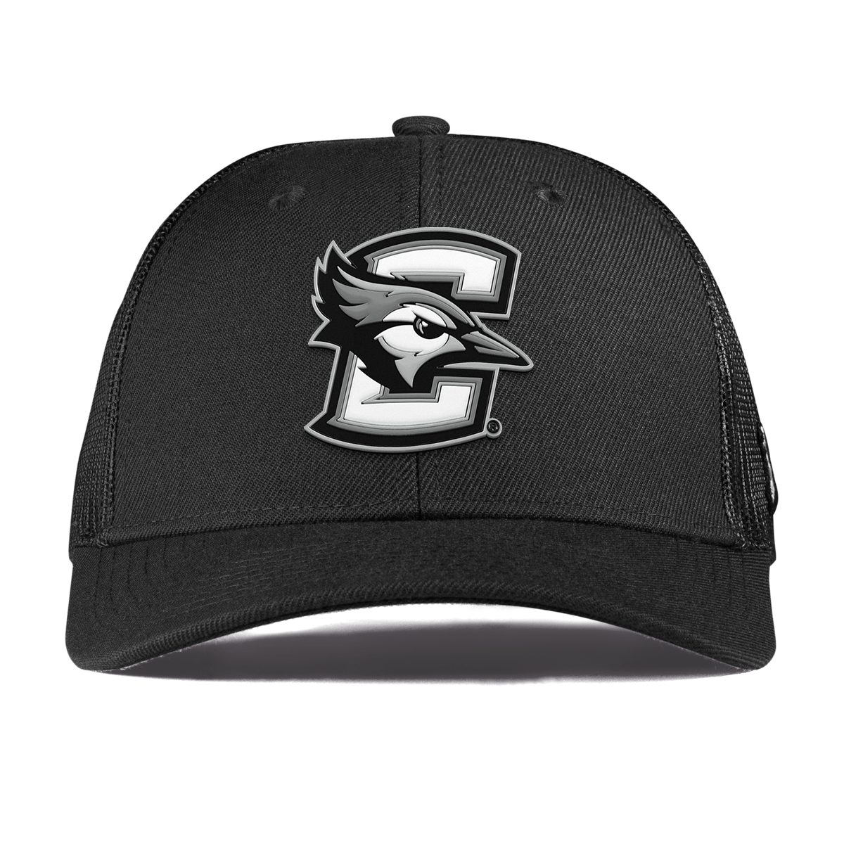 Creighton University "Vintage Creighton Block" Curved Trucker Black