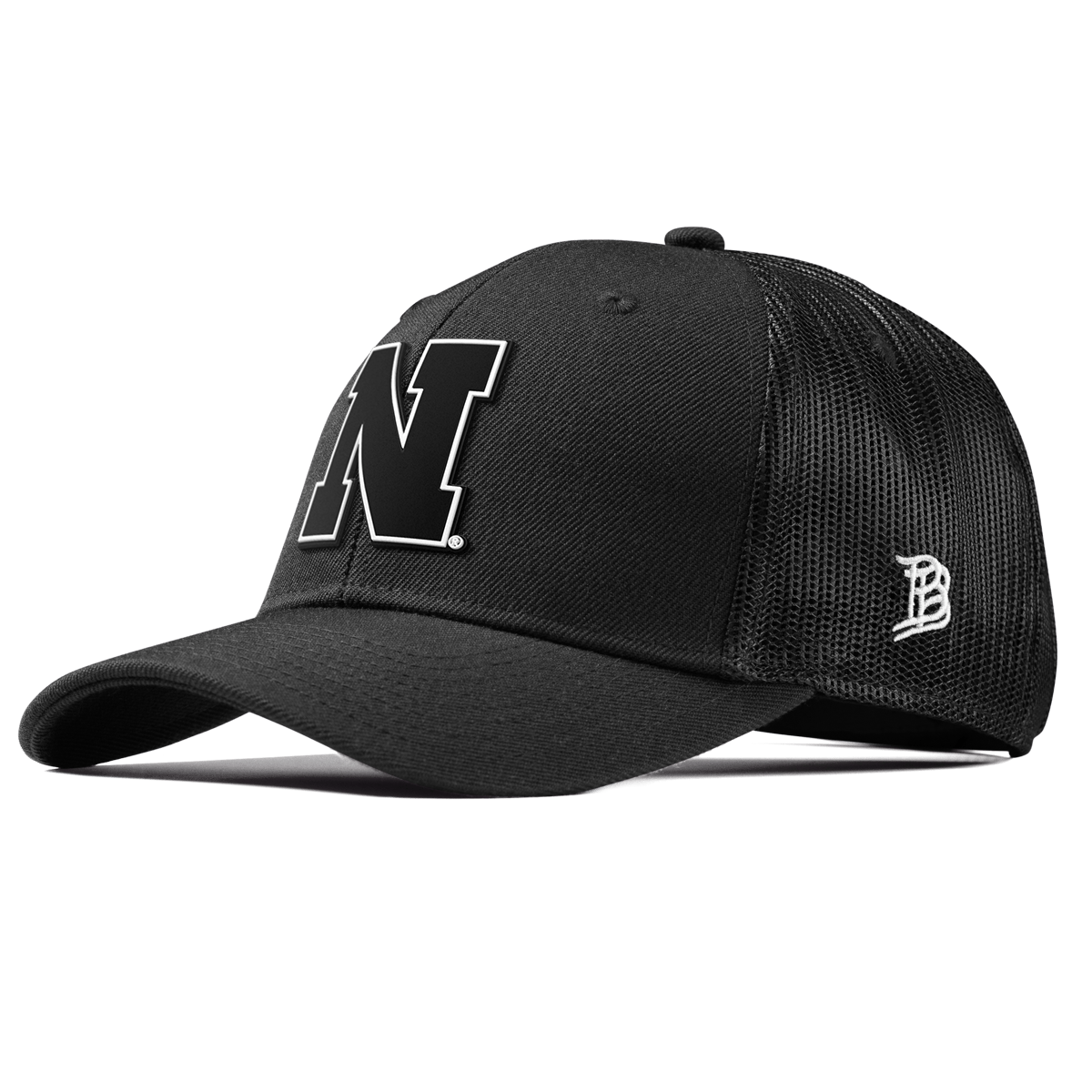University of Nebraska "Vintage Nebraska Team Logo" Curved Trucker Black
