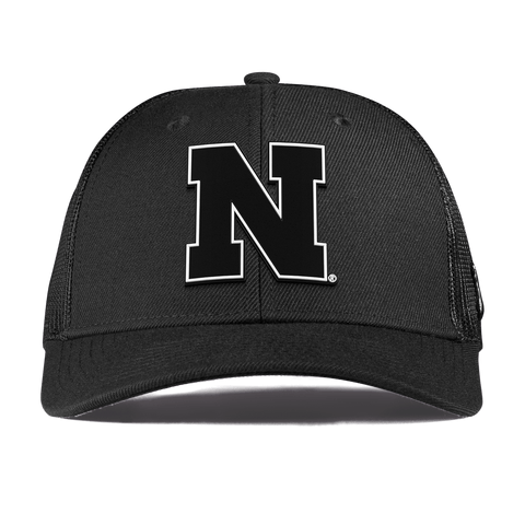 University of Nebraska "Vintage Nebraska Team Logo" Curved Trucker Black
