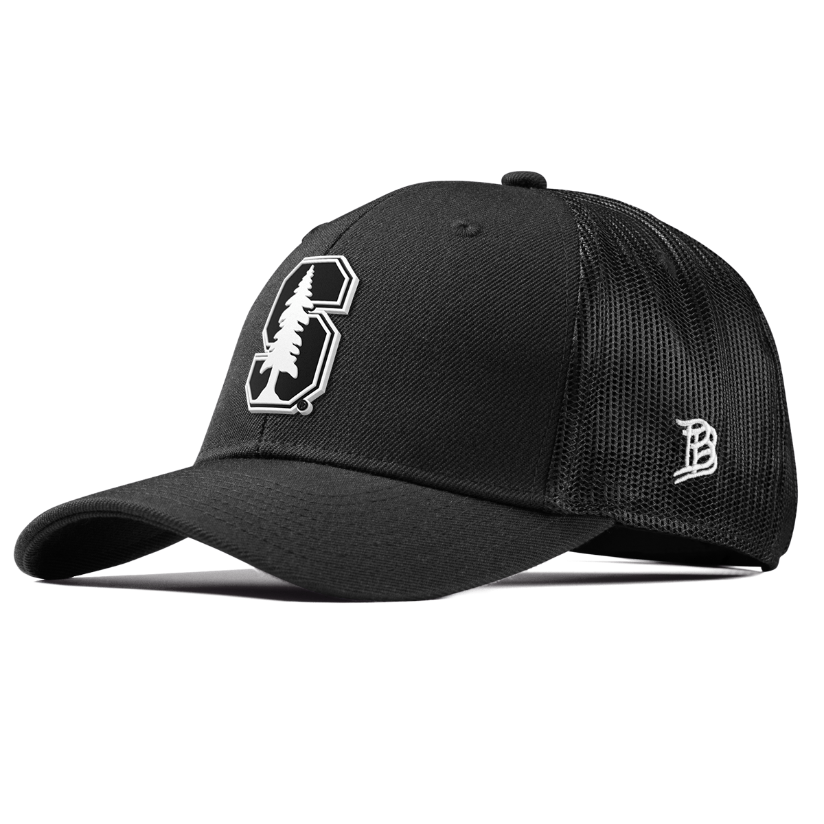 Stanford University "Vintage Stanford Team Logo" Curved Trucker Black