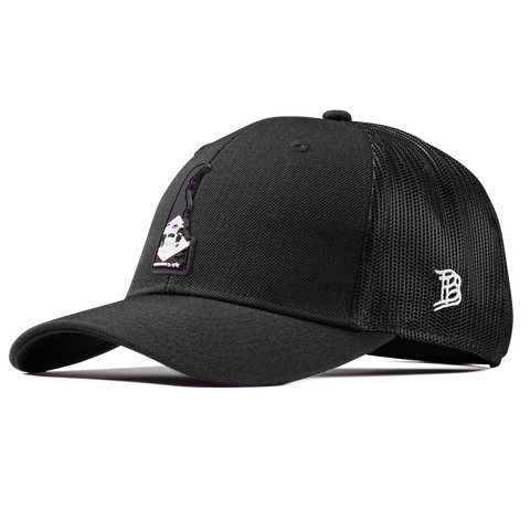Delaware Vintage Curved Trucker  Black