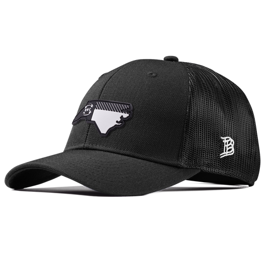 North Carolina Vintage Curved Trucker  Black