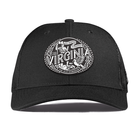 Virginia Traveler Curved Trucker Black