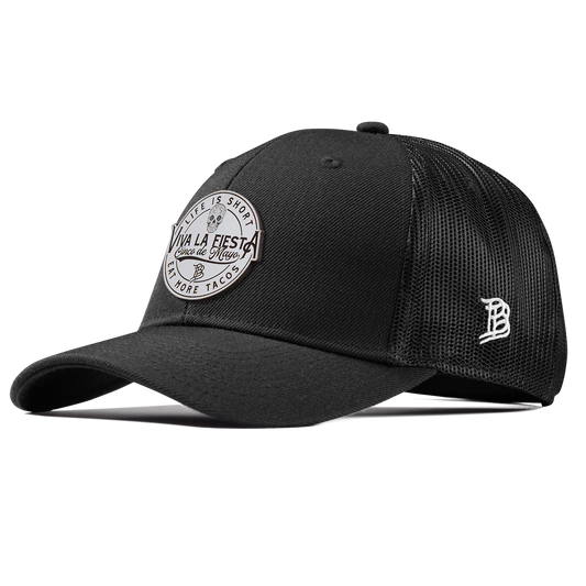 Branded Fiesta Curved Trucker Black