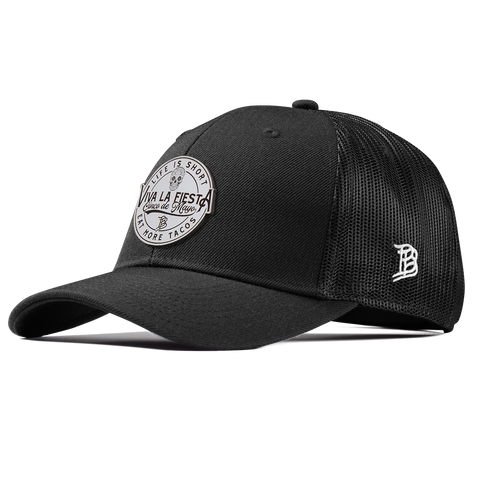 Branded Fiesta Curved Trucker Black