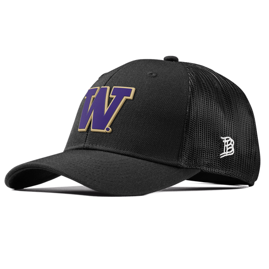 University of Washington "Washington Team Logo" Curved Trucker Black