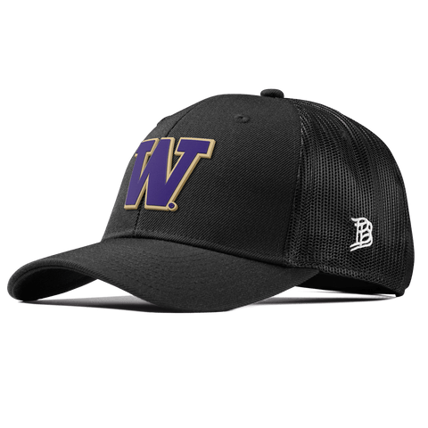 University of Washington "Washington Team Logo" Curved Trucker Black