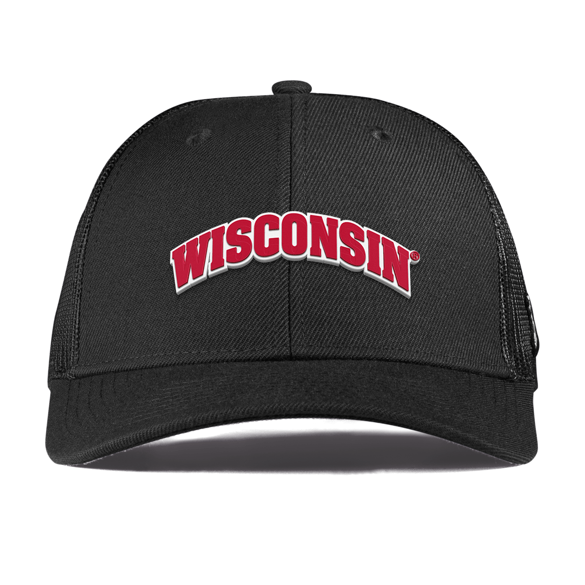 University of Wisconsin "Wisconsin Block" Curved Trucker Black