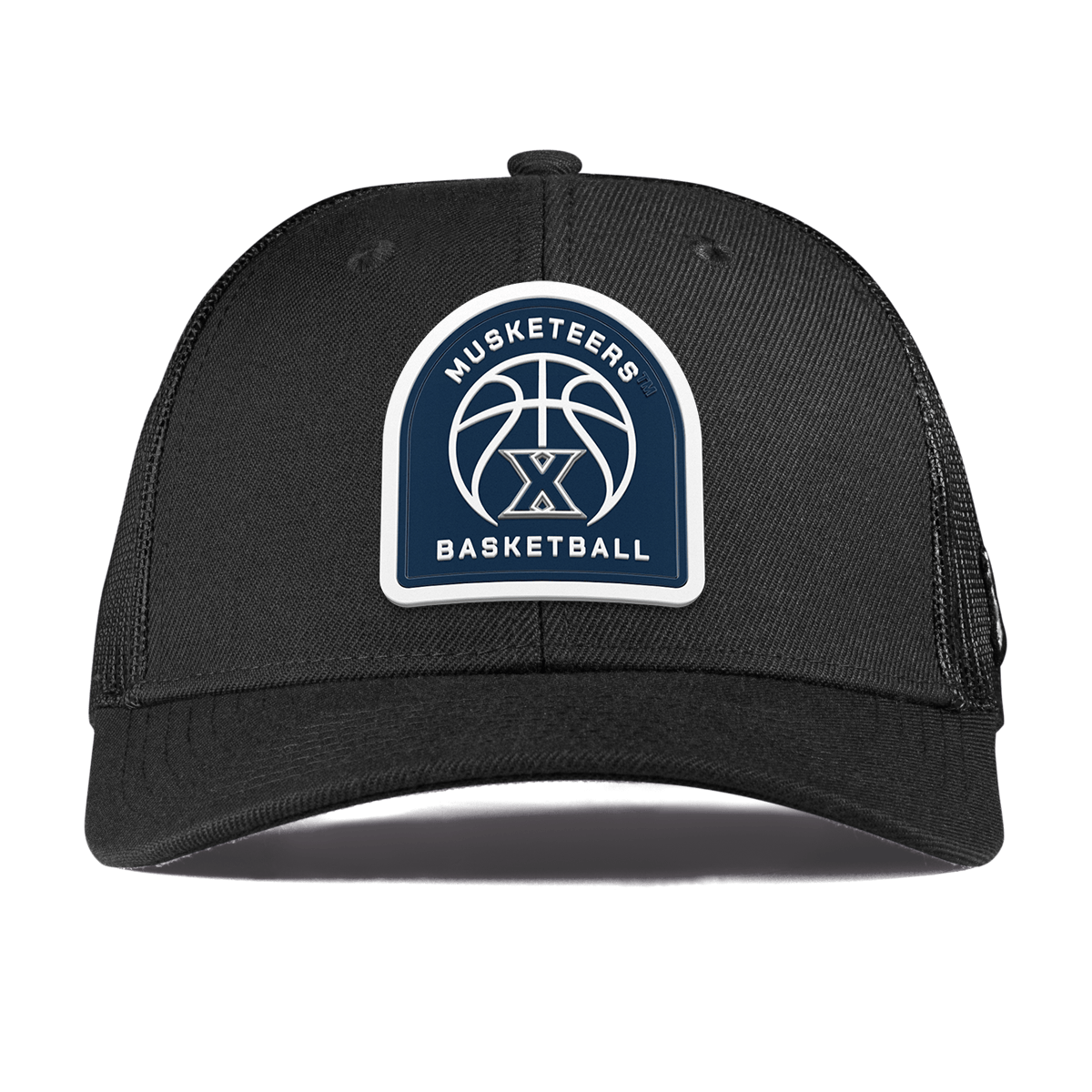 Xavier University "Xavier Basketball" Curved Trucker Black