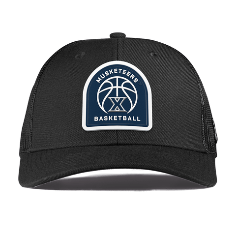 Xavier University "Xavier Basketball" Curved Trucker Black