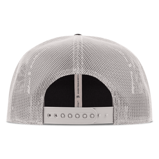 Ohio Timber Camo Patriot Curved Trucker Brown Back