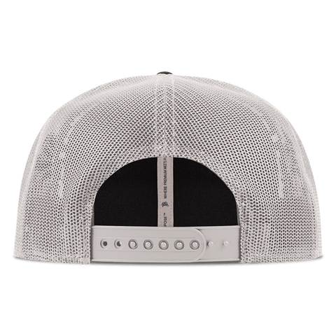 Indiana Timber Camo Patriot Curved Trucker Brown Back