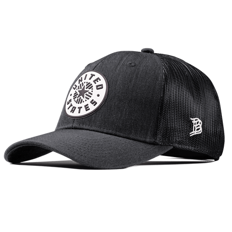 Anthem PVC Curved Trucker Charcoal
