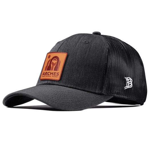 Arches National Park Curved Trucker Charcoal