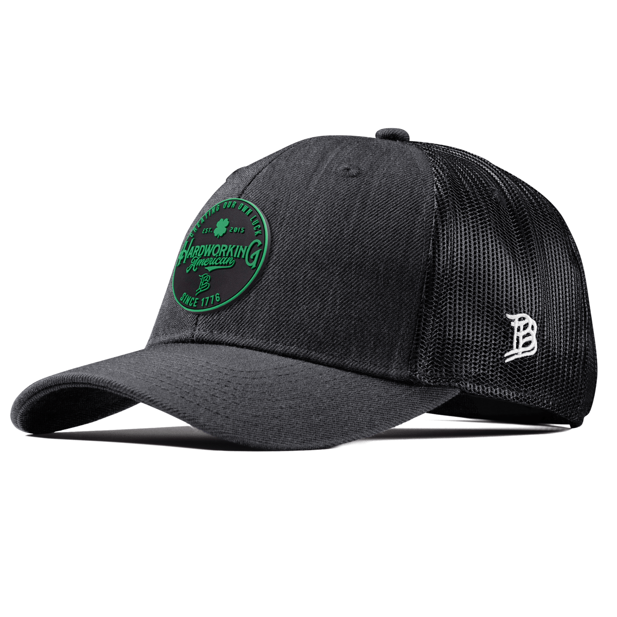 Create Your Luck Curved Trucker Charcoal