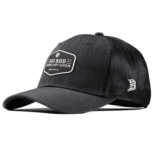 Dad Bod Curved Trucker Charcoal
