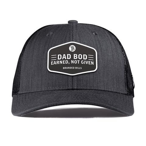 Dad Bod Curved Trucker Charcoal