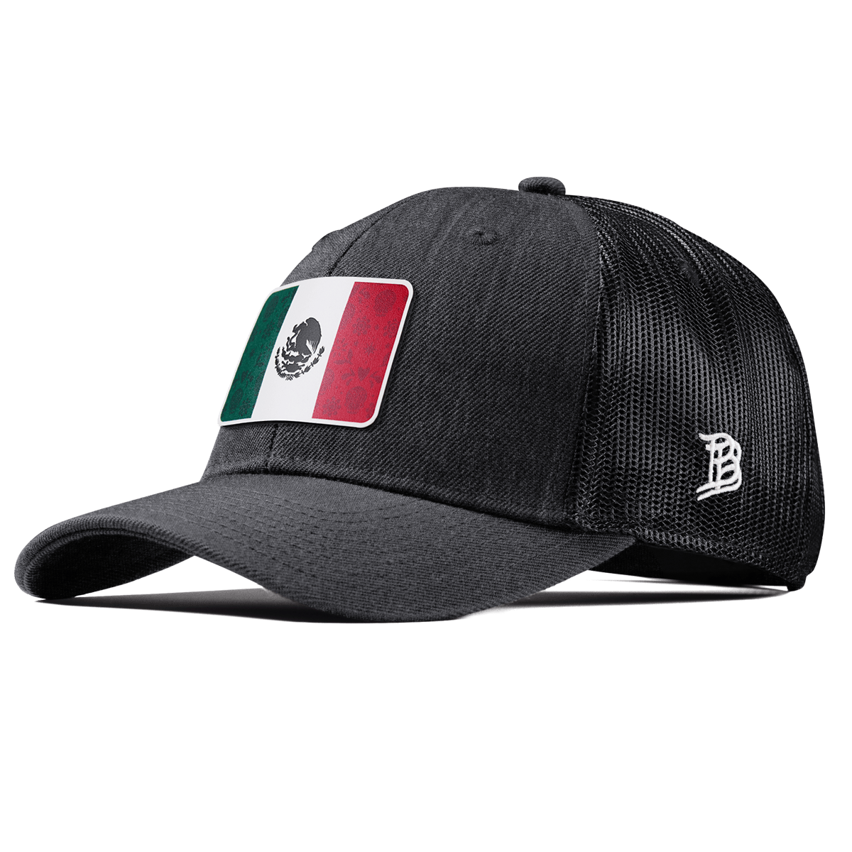 Fiesta Flag Curved Trucker Charcoal 