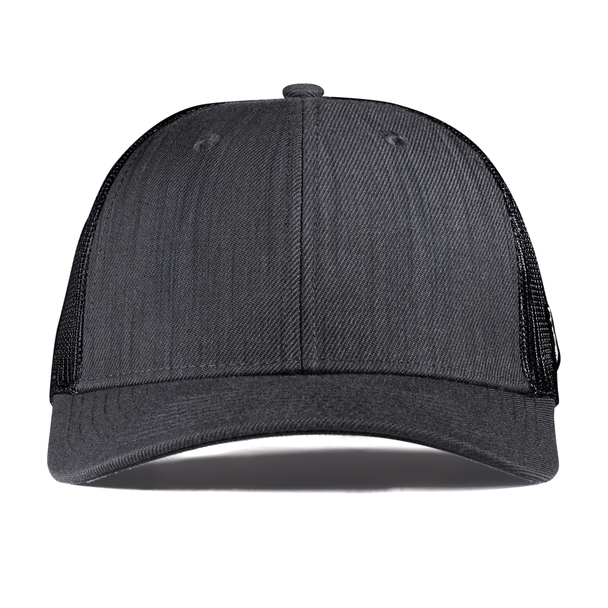 Bare Curved Trucker Charcoal Front