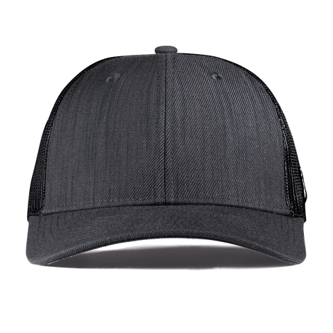 Bare Curved Trucker Charcoal Front