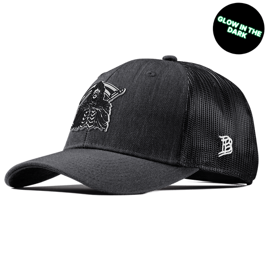 Grim Reaper Glow Curved Trucker Charcoal