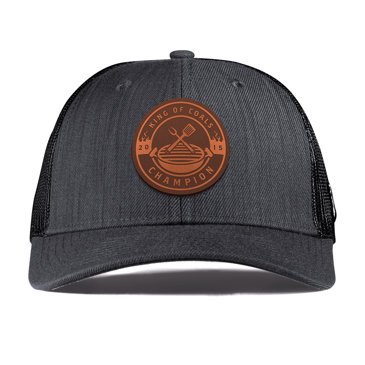 King of Coals Curved Trucker Charcoal