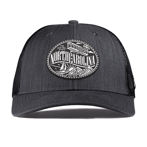 North Carolina Traveler Curved Trucker Charcoal