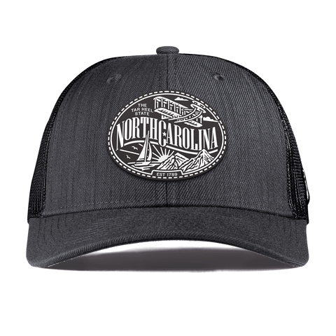 North Carolina Traveler Curved Trucker Charcoal