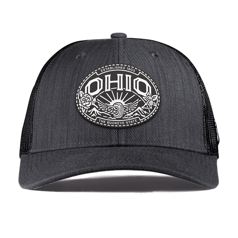 Ohio Traveler Curved Trucker Charcoal