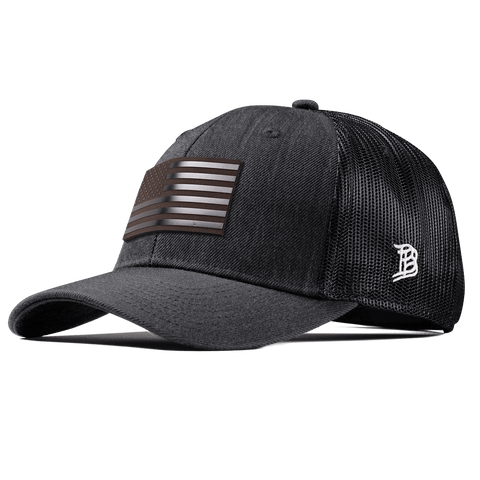 Old Glory Midnight Curved Trucker Charcoal