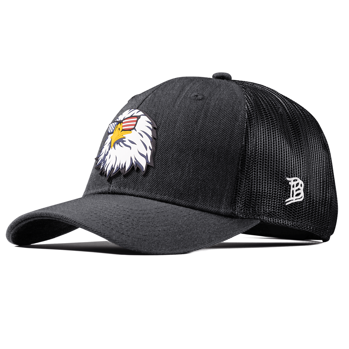 Party Eagle PVC Curved Trucker Charcoal