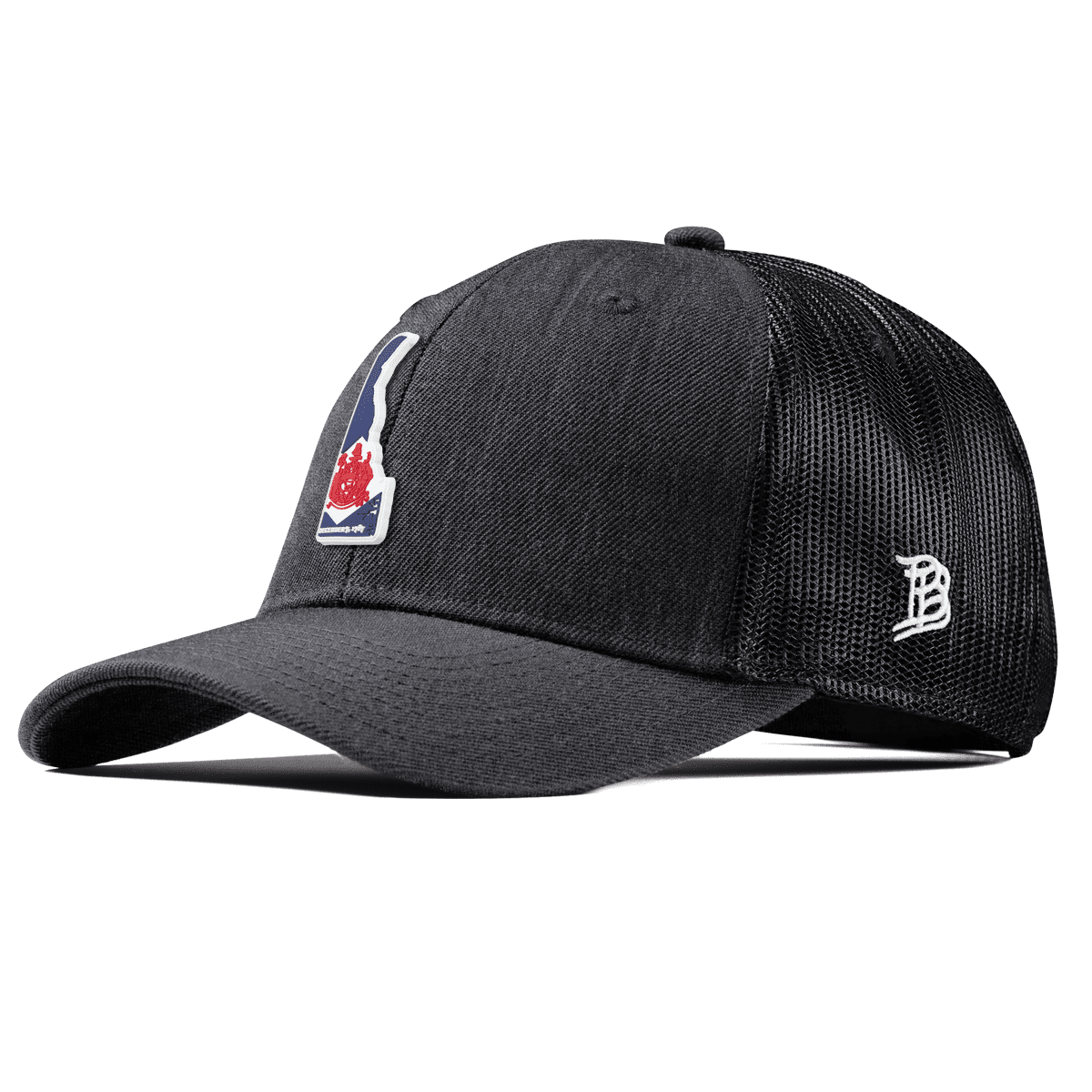 Delaware Patriot Series Curved Trucker Charcoal