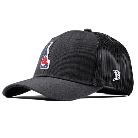Delaware Patriot Series Curved Trucker Charcoal