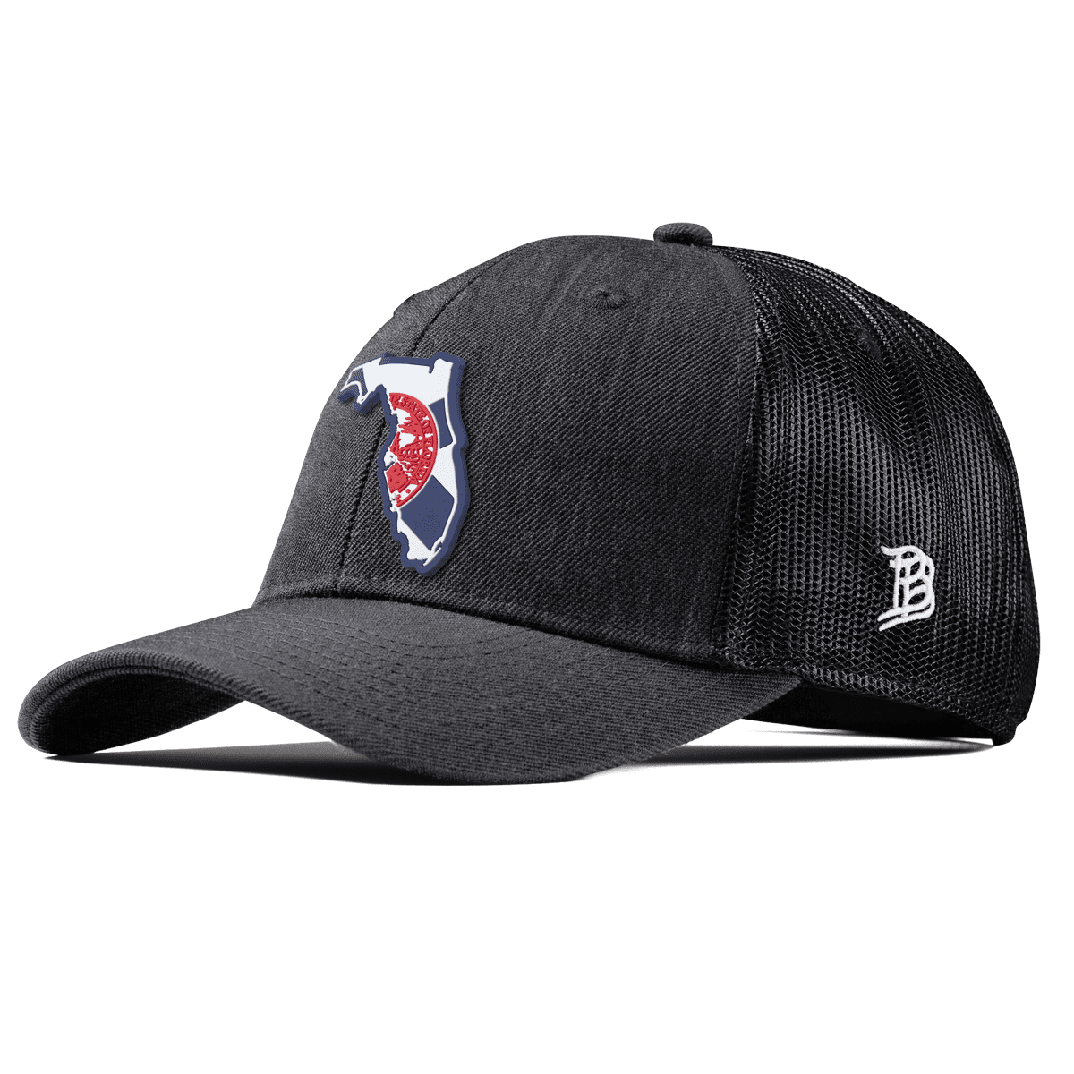 Florida Patriot Series Curved Trucker Charcoal