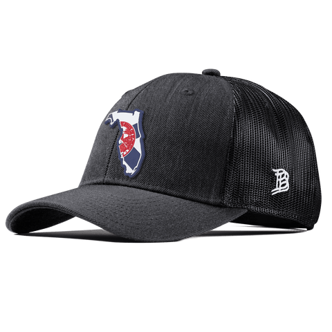 Florida Patriot Series Curved Trucker Charcoal