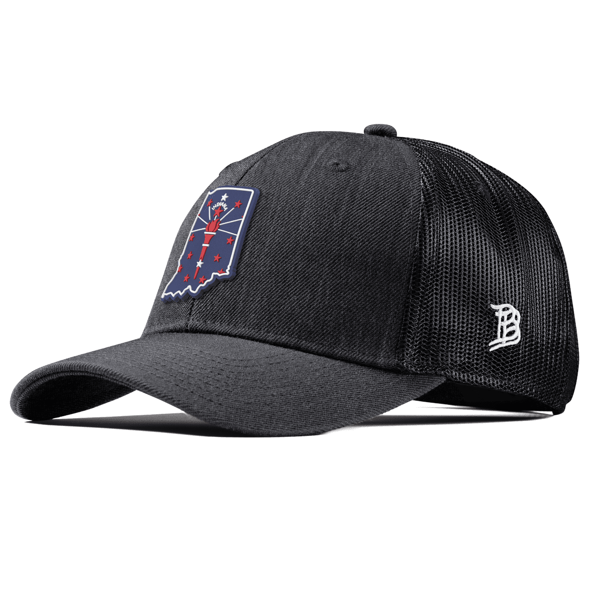Indiana Patriot Series Curved Trucker Charcoal