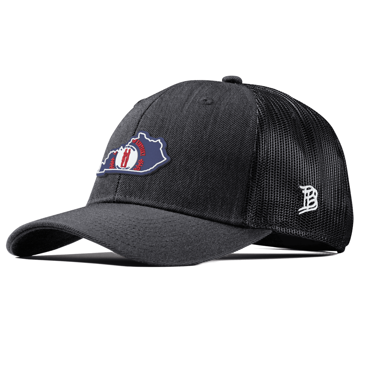 Kentucky Patriot Series Curved Trucker Charcoal
