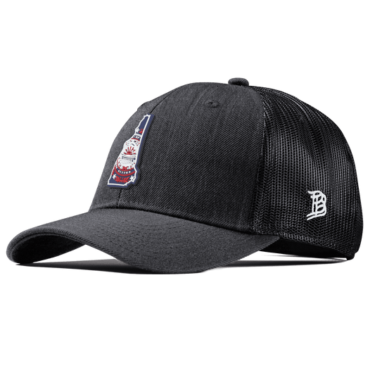 New Hampshire Patriot Series Curved Trucker Charcoal